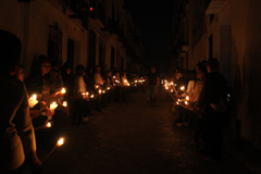 Sobriedad y silencio en la noche del Viernes Santo